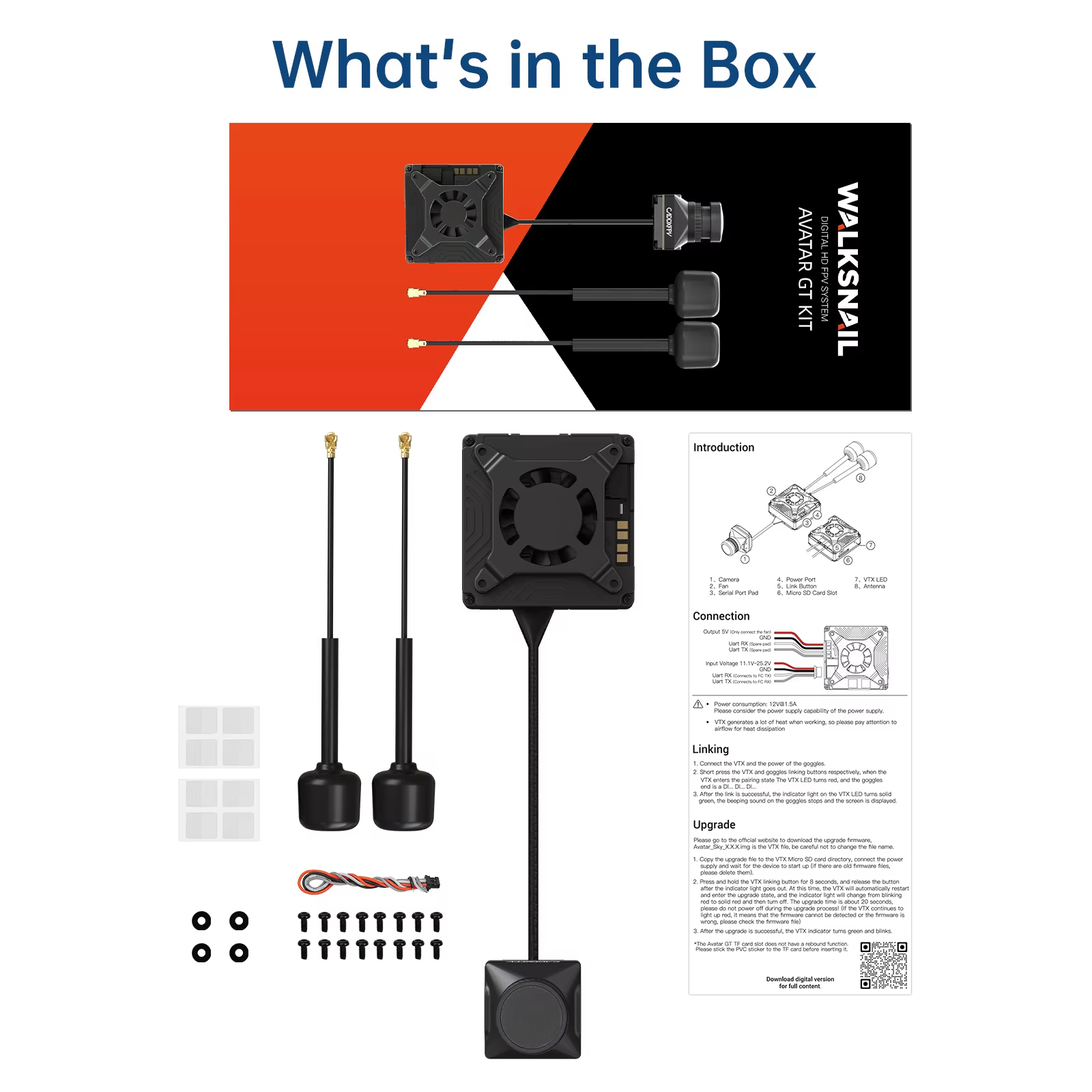 Kit Avatar GT de Caddx Walksna - Drone Kit Fpv avis et prix