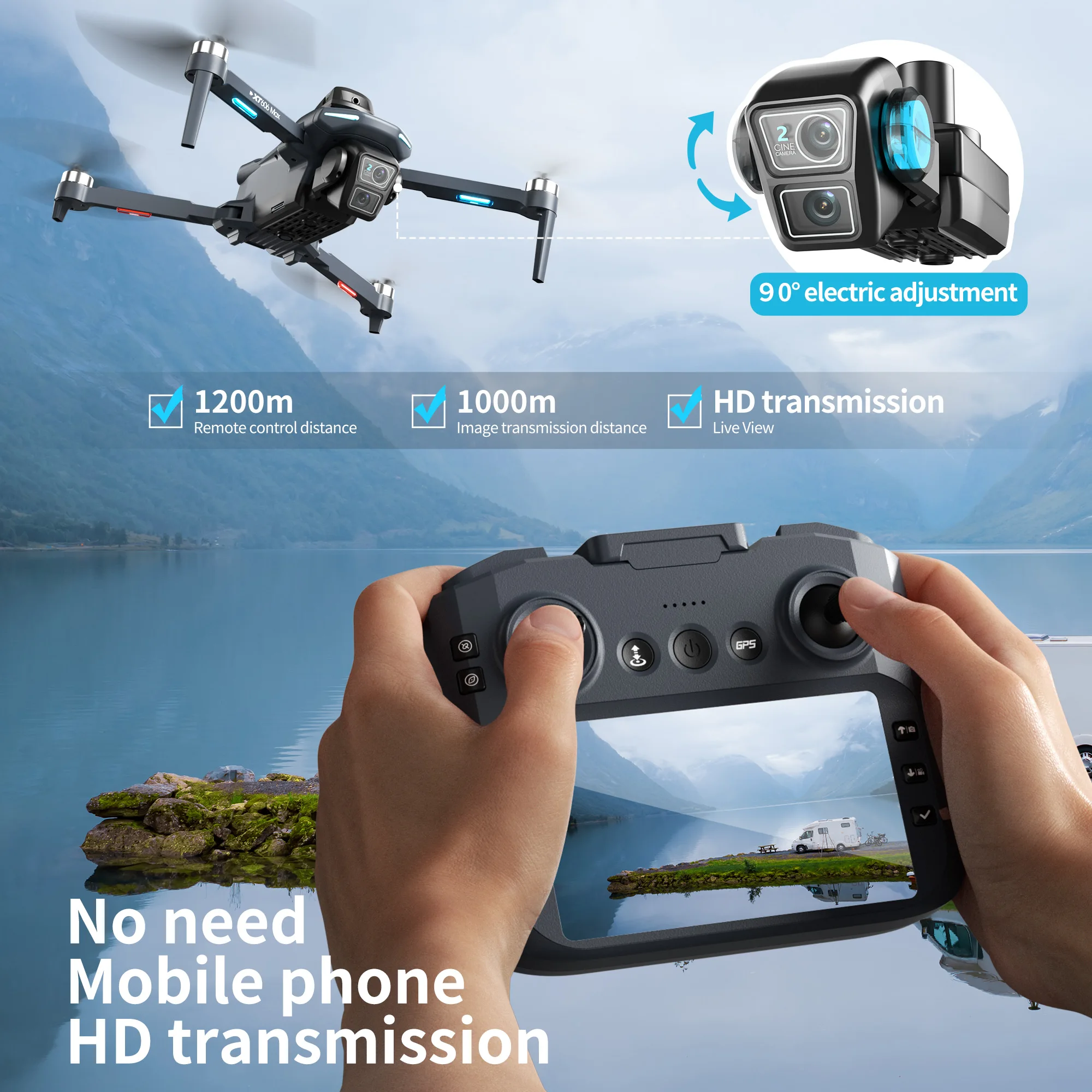Drone Original XT606 Professio - Drone Kit Professional avis et prix