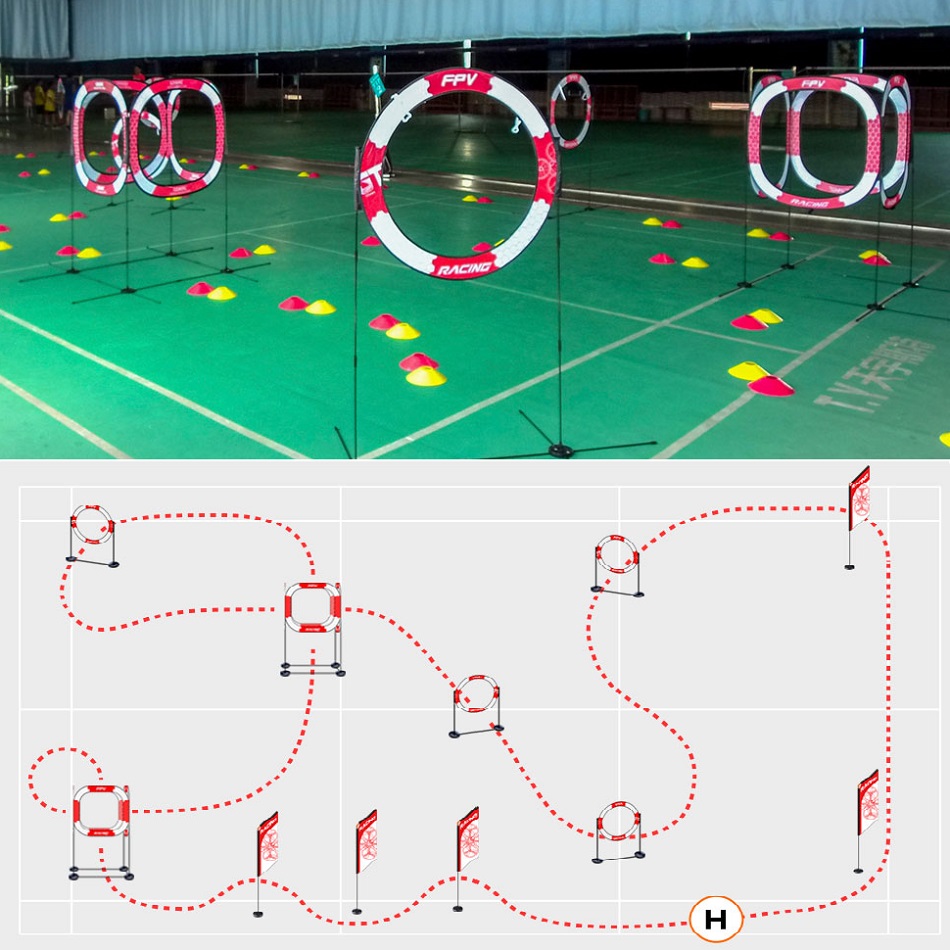 Barrière de course FPV pour Ti - Drone Kit Vtol avis et prix